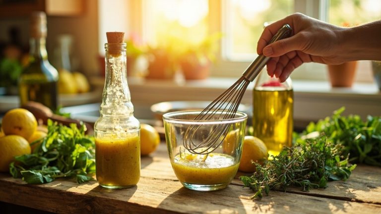 vinaigrette parfaite: 3 secrets pour émulsion nette